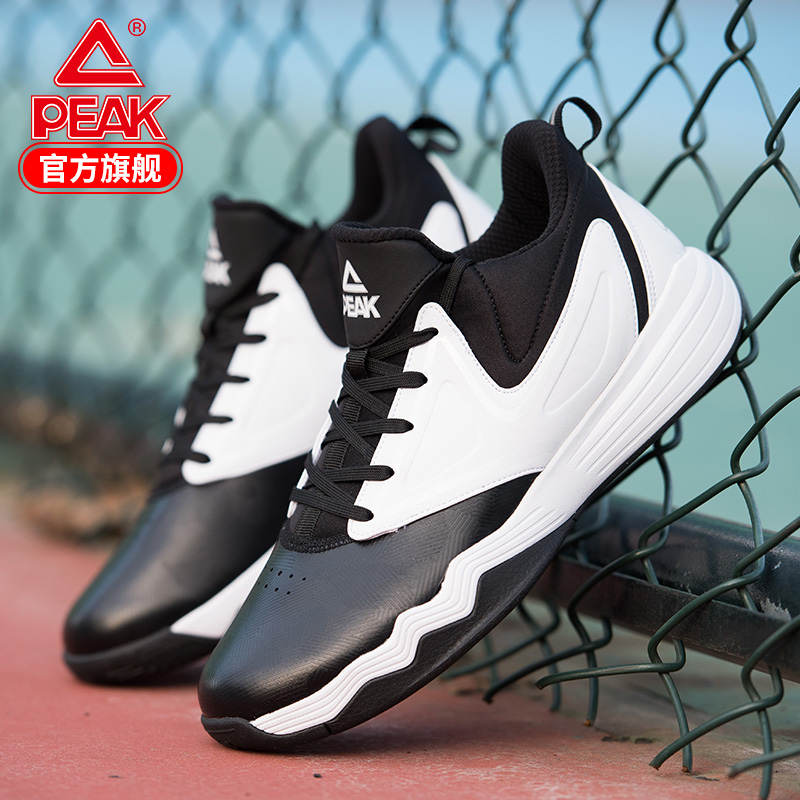 PEAK Basketball Shoes for Men 2019 New Anti slip, Wear resistant, Shock Absorbing Outdoor Cement Floor Low Top Tennis Shoes Comfortable Sports Shoes