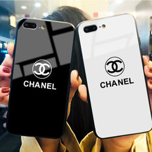 苹果8手机壳男女7p硅胶iPhone7玻璃chanel软边香奈儿8plus简约6sp创意新款保护套个性欧美潮牌时尚抖音同款6s