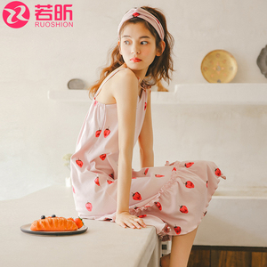 甜美少女吊带性感睡衣