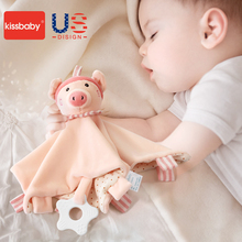 美国kissbaby婴儿安抚巾可入口宝宝安抚玩偶娃娃0 1岁睡眠玩具