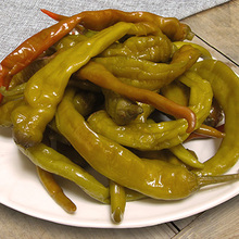 农家自制酸辣椒老坛泡菜泡椒下饭咸菜安庆宿松土特产500g真空包装