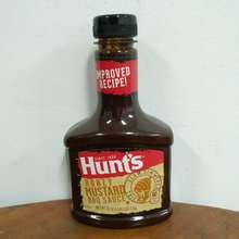 临期 美国进口 汉斯Hunt‘s蜂蜜芥末烧烤酱 510g 保质期2019/4/18