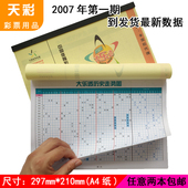 订版彩票所有历史数据开奖号码 版满两本 包邮 表走势图最新 大乐透装