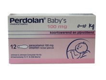 比利时 perdolan宝宝屁屁栓 0-10kg 物理降温纯天然