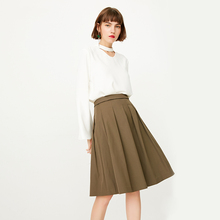 117316529 A字高腰中长款 1212新品 半身裙女 ONLY冬季新款