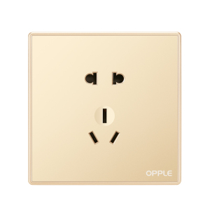 欧普照明86型电源插座五孔