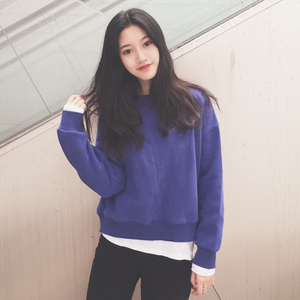 假两件潮百搭保暖打底衫