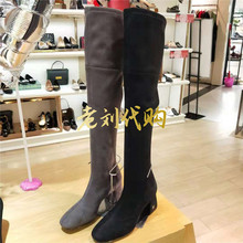 专柜正品 千百度女鞋 2018冬绒里长靴子A8695032 国内代购 A8595032