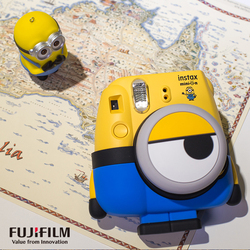 富士instaxmini8/mini9小黄人套餐含拍立得相纸自拍美颜照相机