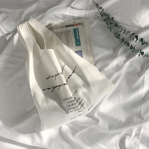 ins韩风coffee bag同款手提袋