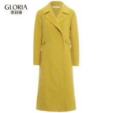 预售GLORIA/歌莉娅女装2018冬收腰A摆呢料外套18NE6EA10图片