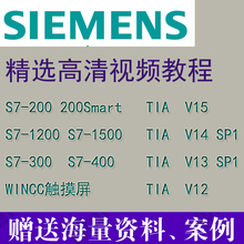 V15 1200 1500 V14 200smart V13 西门子博图视频教程 自学视频