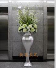 客厅售楼部样板房欧式现代装 落地大花瓶仿真插花艺套装 酒店 饰摆件