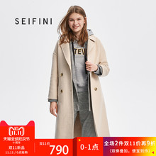 预售商场同款诗凡黎2016年秋冬新品韩版毛呢外套718B171361图片
