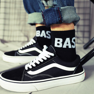 潮流枫叶个性街头花袜子5双