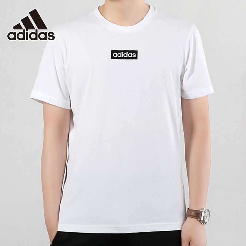 Adidas Short Sleeve T-shirt for Men 2019 New Sportswear Crew Neck Loose Half Sleeve T-shirt EI4675