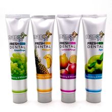 箱起7元 韩国进口正品 nano纳米牙膏 水果多味系列 去口臭味160g