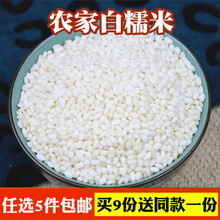 长糯米 包邮 白糯米杂粮粗粮250g满 新货农家圆糯米 包粽子 白糯米