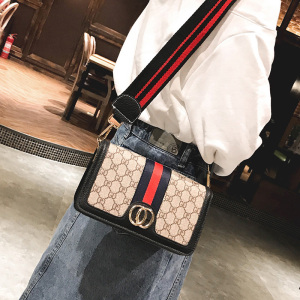 ins超火韩版印花小方包