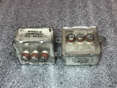 400V 双联胆机耦合油浸电容 3×0.5UF 美国 思碧 SPRAGUE 古董