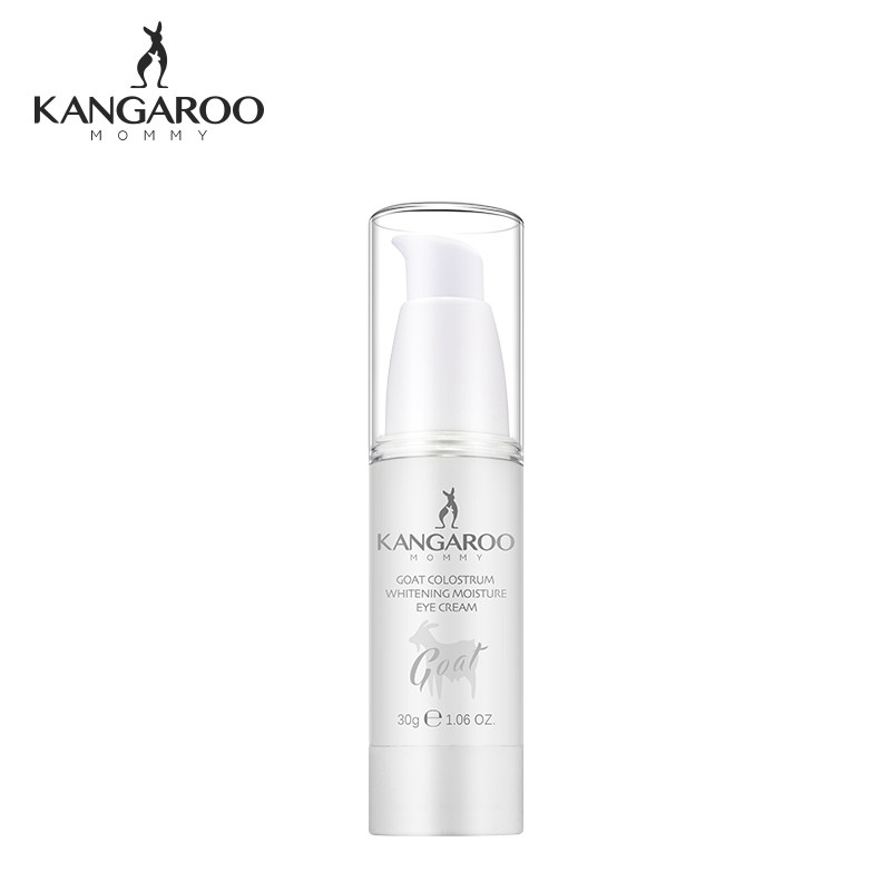 袋鼠妈妈孕妇眼精华 羊初乳皙润亮采眼霜 水润滋养明眸焕采护肤品