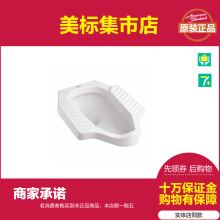 美标卫浴洁具CP 8000蹲厕大便器蹲便器蹲坑含存水弯CCAS8000