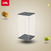 LOZ/俐智微颗粒积木造型展示盒推荐14.5cm高度以内造型使用