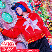 玛玛绨红色轻薄羽绒服女2018新款韩版时尚宽松学生保暖短款外套潮图片
