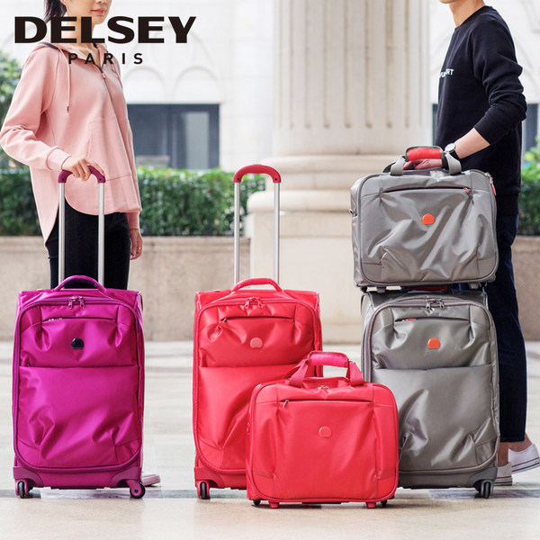 DELSEY法国大使臻爱拉杆箱旅行箱18/20/24/29寸软箱万向轮2372