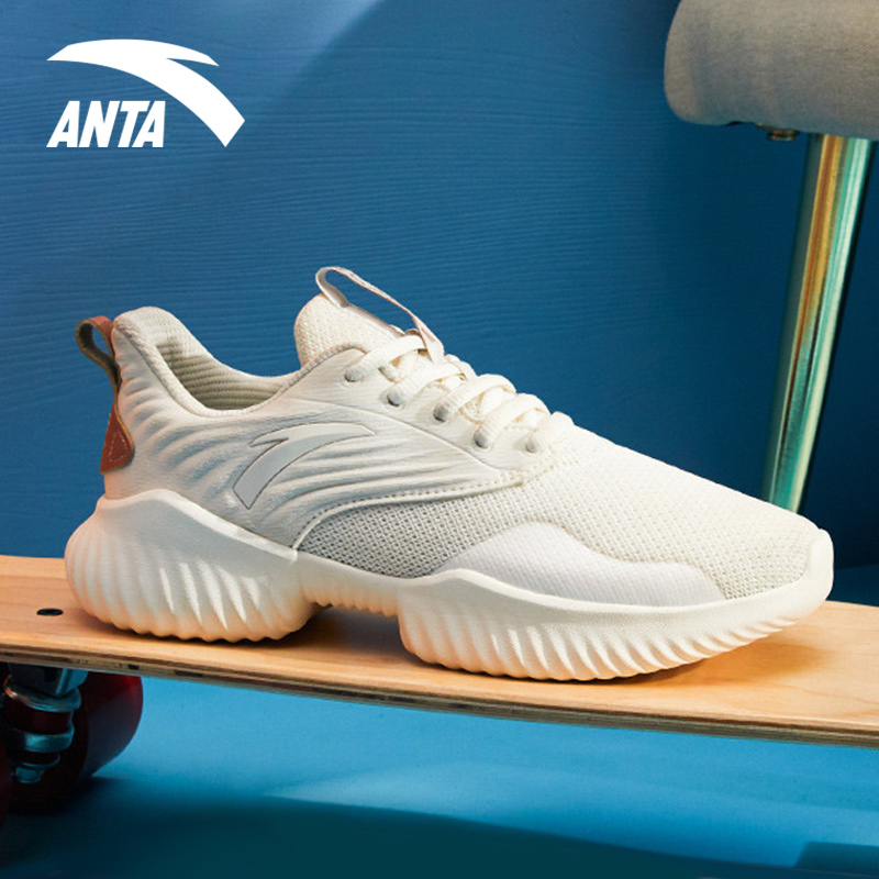 ANTA/ANTA Sports Shoes Women's Shoe Official Website Dad Shoes 2019 Autumn New Mesh Breathable Casual Running Shoe