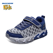Skechers斯凯奇男童新款网布低帮减震 气垫防滑运动鞋 97726L
