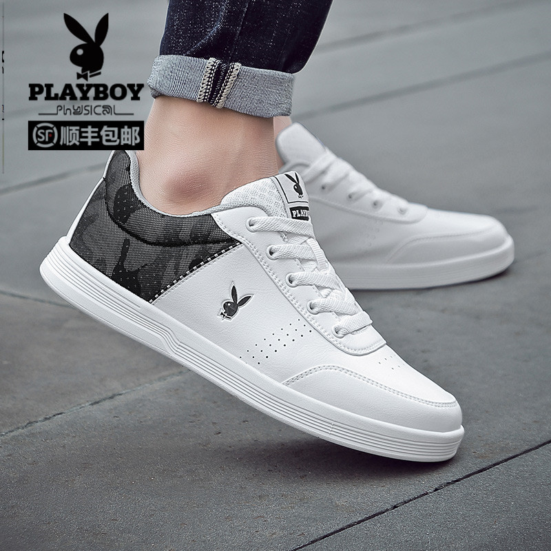 Playboy Men's Shoes 2018 Autumn New Korean Fashion Men's Casual Board Shoes Breathable Student activism Fashion Shoes