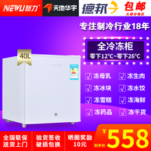 40冰柜家用小型迷你小冰柜冷冻柜侧开门母乳冰箱 新力 Newli