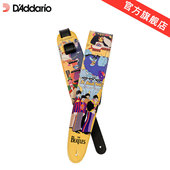 Beatles披头士Yellow Waves Planet Submarine图案吉他背带25LB06