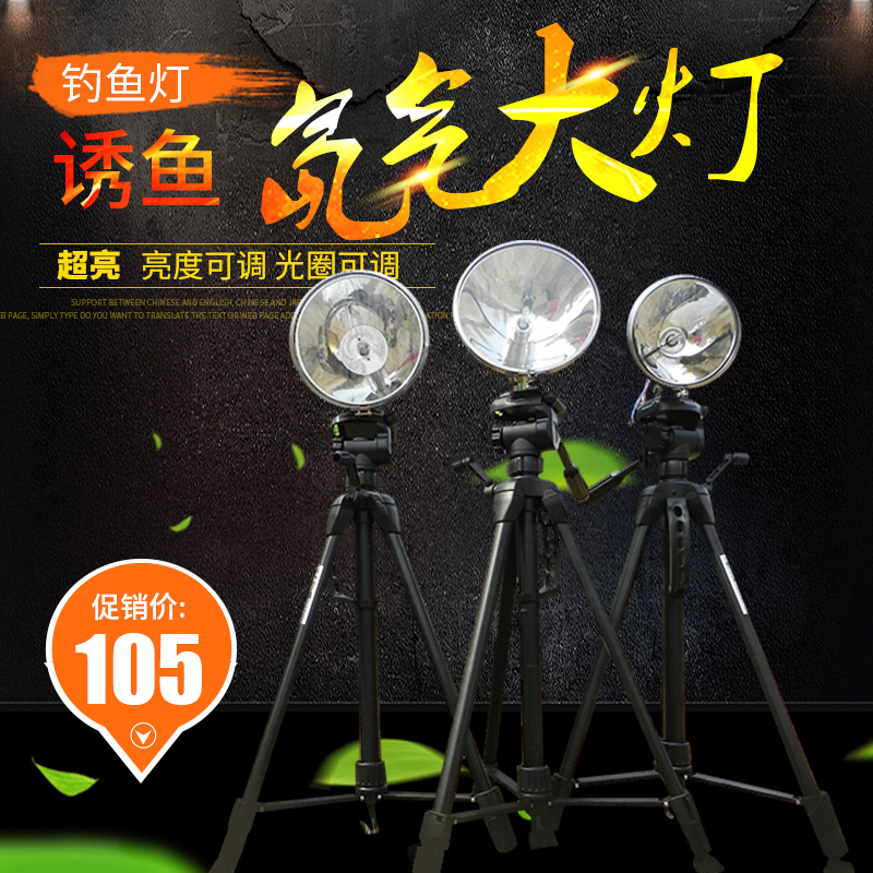 瓦 55 黑坑 200W 钓鱼灯氙气灯强光疝气夜钓灯超亮诱鱼黄白紫蓝暖光 瓦 55 黑坑 200W 钓鱼灯氙气灯强光疝气夜钓灯超亮诱鱼黄白紫蓝暖光