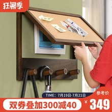 那澜多好美式挂画电表箱装饰画电闸盒电箱遮挡箱客厅总开关置物架