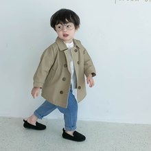 宝宝春装 3岁儿童防风外套洋气韩版 男童休闲风衣童装 男1 棉小班