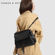 60780683 欧美复古圆环流苏双肩包 双肩包 CK2 CHARLES&KEITH