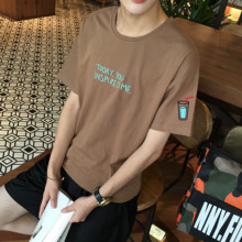 圆领短袖 潮牌衣服男装 半袖 潮流夏季修身 男士 包邮 T恤韩版 10元 丅土