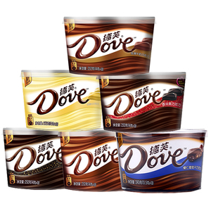 德芙巧克力礼盒装碗装糖果