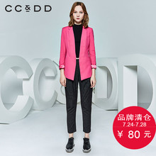 CCDD春新款职业装时尚修身小西装女外套短款OL气质专柜正品图片