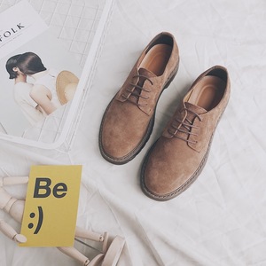 春季男鞋复古反绒皮鞋