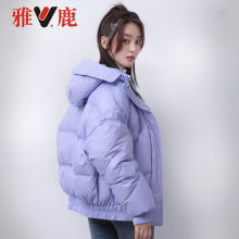 yaloo/雅鹿羽绒服女短款韩版2018新款 时尚加厚小款羽绒服潮学生图片