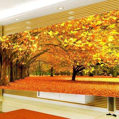 钻石画满钻新款黄金满地 5D砖石秀风景全贴钻 粘画十字绣钻石水晶