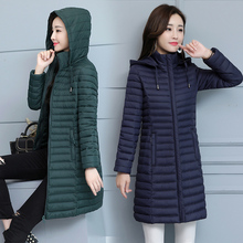 女棉衣2018新款冬季中长款羽绒棉服中年女装加厚棉袄修身女士外套图片