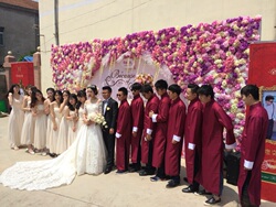 中式结婚礼服伴郎伴娘服男士长衫长袍大褂民国古装相声兄弟团礼服