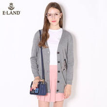 【品牌清仓】ELAND衣恋秋冬简约针织开衫外套EECK64902B