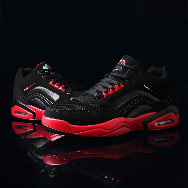 Enshneck 2018 Beita New Air Cushion Shock Absorbing Men's Sports Shoes Increase Height for Male Middle School Students Fashion Basketball Shoes