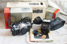 佳能 f1.8 188A闪光灯 99新 少见套机包装 50mm 收藏品