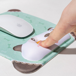 梦天鼠标垫护腕小号手腕垫舒适可爱女生手托个性创意胶垫电脑腕托